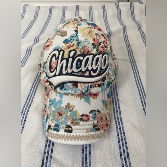 Robin‎ Ruth Chicago Baseball Cap-OS-Floral - Picture 8 of 9